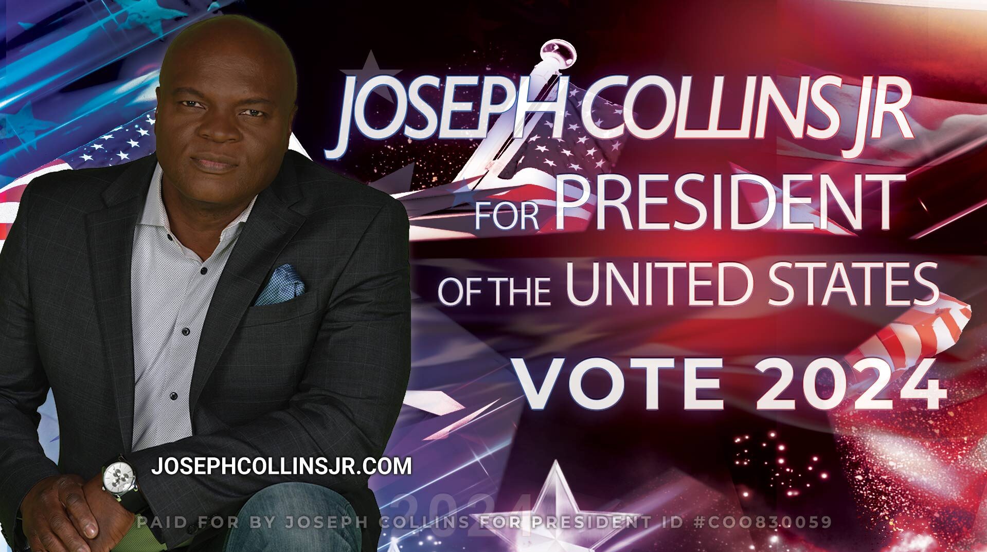 Joseph Collins Jr for President 2024